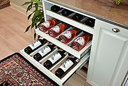 Trinity Contractors | Kitchen Remodel | Custom Wine Rack