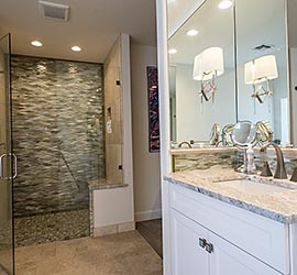 Bathroom remodels and renovations by Trinity Contractors, LLC